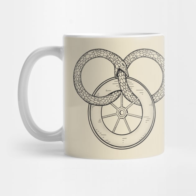 The Snake and the Wheel by LateralArt